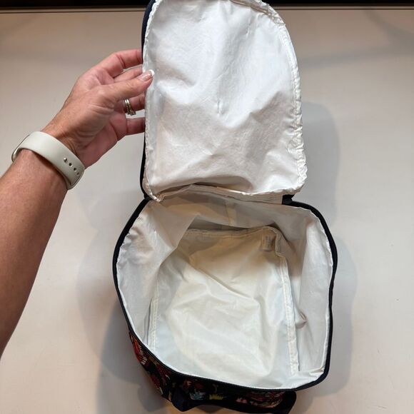 VERA BRADLEY Lunch Bag Container Black Multicolored Floral - Picture 7 of 7